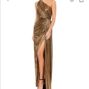 Mac Duggal one shoulder gown